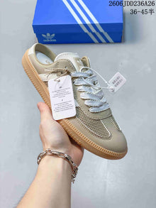 Adidas Originals Samba OG Mule Sneakers, Cream and Brown