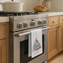 A Wonderful Holiday Season For The Book Lover Christmas Tree Lights - Personalized Kitchen Towel - BLV118_TOWL