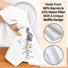 Though Miles May Lie Between Us Friendship Measured By Heart Floral State - Personalized Kitchen Towel - BST748_TOWL