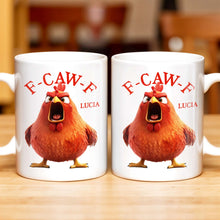 F-CAW-F Rooster Custom Coffee Mug - Personalized Custom Coffee Mug - COL096_MG