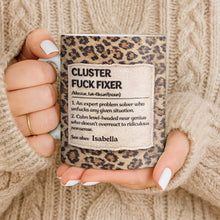 Cluster F❤️ck Fixer Leopard Print Mug - Personalized Custom Coffee Mug - COL130_MG