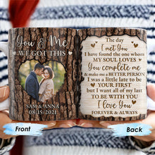 You & Me We Got This Tree Bark Heart Design - Personalized Custom Coffee Mug - CPL151_MG