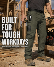 Men’s Waterproof Tactical Work Pants – Multi-Pocket Outdoor Hiking & Casual Pants