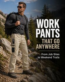 Men’s Waterproof Tactical Work Pants – Multi-Pocket Outdoor Hiking & Casual Pants