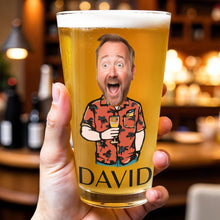 Retirement Weekly Schedule, Monday Do Tuesday Whatever - Personalized Custom Beer Glass - DAD075_BRG