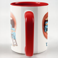 Unique Gift For Dental Professionals And Teeth Enthusiasts - Personalized Custom Accent Mug - DOC069_AMUG