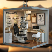 Celebrate the Spirit of Care, Optometry Equipment and Glasses - Personalized Custom Wood Ornament, Car Hanging Ornament - DOC071_WCA