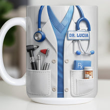 Customize With Your Favorite Doctor's Name And Tools - Personalized Custom Coffee Mug - DOC078_MG