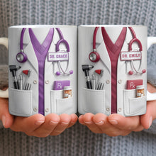 Customize With Your Favorite Doctor's Name And Tools - Personalized Custom Coffee Mug - DOC078_MG