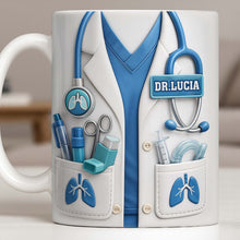 Doctor Nutritional Facts Dedicated Healthcare Hero - Personalized Custom Coffee Mug - DOC092_MG