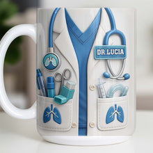 Doctor Nutritional Facts Dedicated Healthcare Hero - Personalized Custom Coffee Mug - DOC092_MG