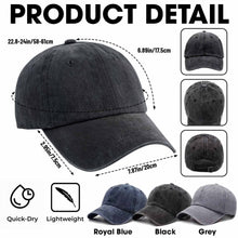 Charlie's Mom Dog Lover Cap - Personalized Custom Washed Denim Cap - DOG024_WDCAP