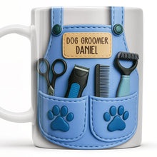 Dog Groomer Professionally Personalized Mug - Personalized Custom Coffee Mug - DOG064_MG