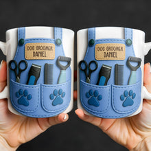 Dog Groomer Professionally Personalized Mug - Personalized Custom Coffee Mug - DOG064_MG