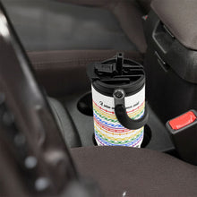 A Wise Woman Once Said And Lived Happily Ever After Colorful Patterns - Personalized 30oz Tumbler With Handle - DTG039_TBH