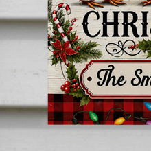 Merry Christmas Our Family With Festive Chickens And Holiday Lights - Personalized Flag - FAM1016_GAF