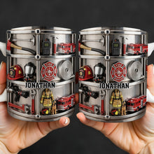 Fire Rescue Themed Personalized Coffee Mug - Personalized Custom Coffee Mug - FIF050_MG