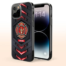 Courage Honor Fire Rescue Emblem - Personalized Clear Phone Case - FIF057_PHC