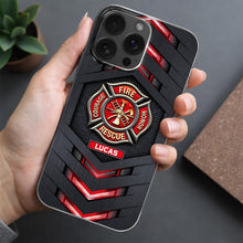 Courage Honor Fire Rescue Emblem - Personalized Clear Phone Case - FIF057_PHC