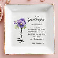 Always Remember You Are Braver Than You Believe - Personalized Custom Jewelry Dish - GDT002_SCRD
