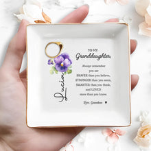 Always Remember You Are Braver Than You Believe - Personalized Custom Jewelry Dish - GDT002_SCRD
