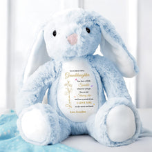 To My Beautiful Granddaughter, You leave a little Sparkle, Stuffed Bunny with Stars - Personalized Stuffed Bunny - GDT187_BUN