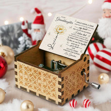 To My Granddaughter, Once Upon A Time, Flower And Butterflies - Custom Music Box With "You Are My Sunshine" Tune - GDT389_MZB