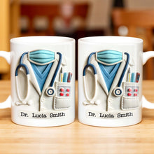 Celebrate Everyday Heroes With Medical Professional Gifts, Stethoscope And Mask - Personalized Custom Coffee Mug - GRAD040_MG