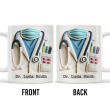 Celebrate Everyday Heroes With Medical Professional Gifts, Stethoscope And Mask - Personalized Custom Coffee Mug - GRAD040_MG