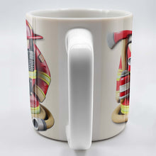 Firefighter, Gear and Helmet - Personalized Custom Coffee Mug - GRAD267_MG