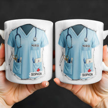 Celebrate Your Favorite Nurse, Nurse Uniform And Medical Tools - Personalized Custom Coffee Mug - GRAD283_MG