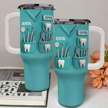 Celebrate Your Passion For Dentistry With Essential Tools - Personalized 40oz Tumbler With Straw - GRAD307_TBS
