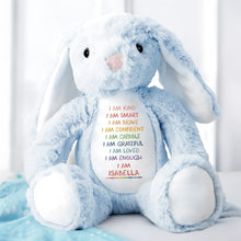 I Am Kind, I Am Smart, I Am Brave, Stuffed Bunny - Personalized Stuffed Bunny - GRK017_BUN