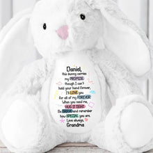 This Bunny Carries My Promise, Love You Forever - Personalized Stuffed Bunny - GRK078_BUN