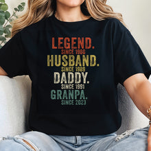 Legend, Husband, Daddy, Granpa Custom Unisex T-shirt - Personalized Custom Unisex T-shirt, Hoodie - GRP010_BBAS