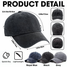 My Favorite People Call Me Papa Cap - Personalized Custom Washed Denim Cap - GRP044_WDCAP