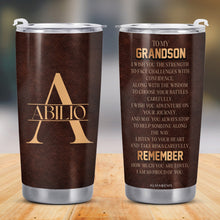 Wish You Strength and Wisdom Custom Tumbler - Personalized Custom Stainless Steel Tumbler 20oz 30oz - GSN006_TB