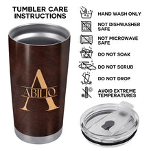 Wish You Strength and Wisdom Custom Tumbler - Personalized Custom Stainless Steel Tumbler 20oz 30oz - GSN006_TB