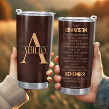 Wish You Strength and Wisdom Custom Tumbler - Personalized Custom Stainless Steel Tumbler 20oz 30oz - GSN006_TB