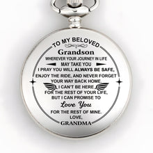 To My Beloved, Love You For The Rest Of Mine - Personalized Silver Plated Pocket Watch - GSN016_SWATCH