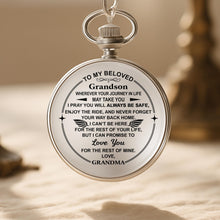 To My Beloved, Love You For The Rest Of Mine - Personalized Silver Plated Pocket Watch - GSN016_SWATCH