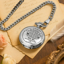 To My Beloved, Love You For The Rest Of Mine - Personalized Silver Plated Pocket Watch - GSN016_SWATCH