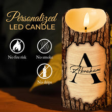 Strength Of Love Heartfelt Message - Personalized Custom LED Candle - GSN019_LECA