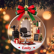 Good Hair Day Everyday With Salon Chair And Hairdresser Tools - Personalized Custom Acrylic Ornament, Christmas Gift - HAIR172_ACO