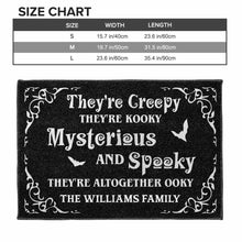 Creepy Kooky Mysterious Spooky Halloween Doormat - Personalized Custom Doormat - HALW026_DRM