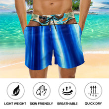 Chilling On The Beach With Coconuts And Palm Leaves - Personalized Men's Beach Shorts - HIM107_MEBES