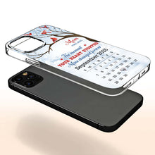 The Moment Your Heart Stopped, Memorial Cardinal Design - Personalized Clear Phone Case - HME341_PHC