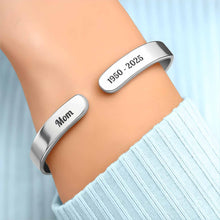 The Moment Your Heart Stopped Mine Changed Forever Bracelet Cuff - Personalized Custom Bracelet Cuff - HME372_BCUF