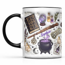 Embrace Your Inner Magic Cauldron And Witchy Essentials - Personalized Custom Accent Mug - HOB141_AMUG
