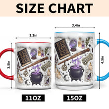 Embrace Your Inner Magic Cauldron And Witchy Essentials - Personalized Custom Accent Mug - HOB141_AMUG